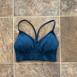 Gymshark Sweat Seamless Sports Bra Winter Teal Size Small